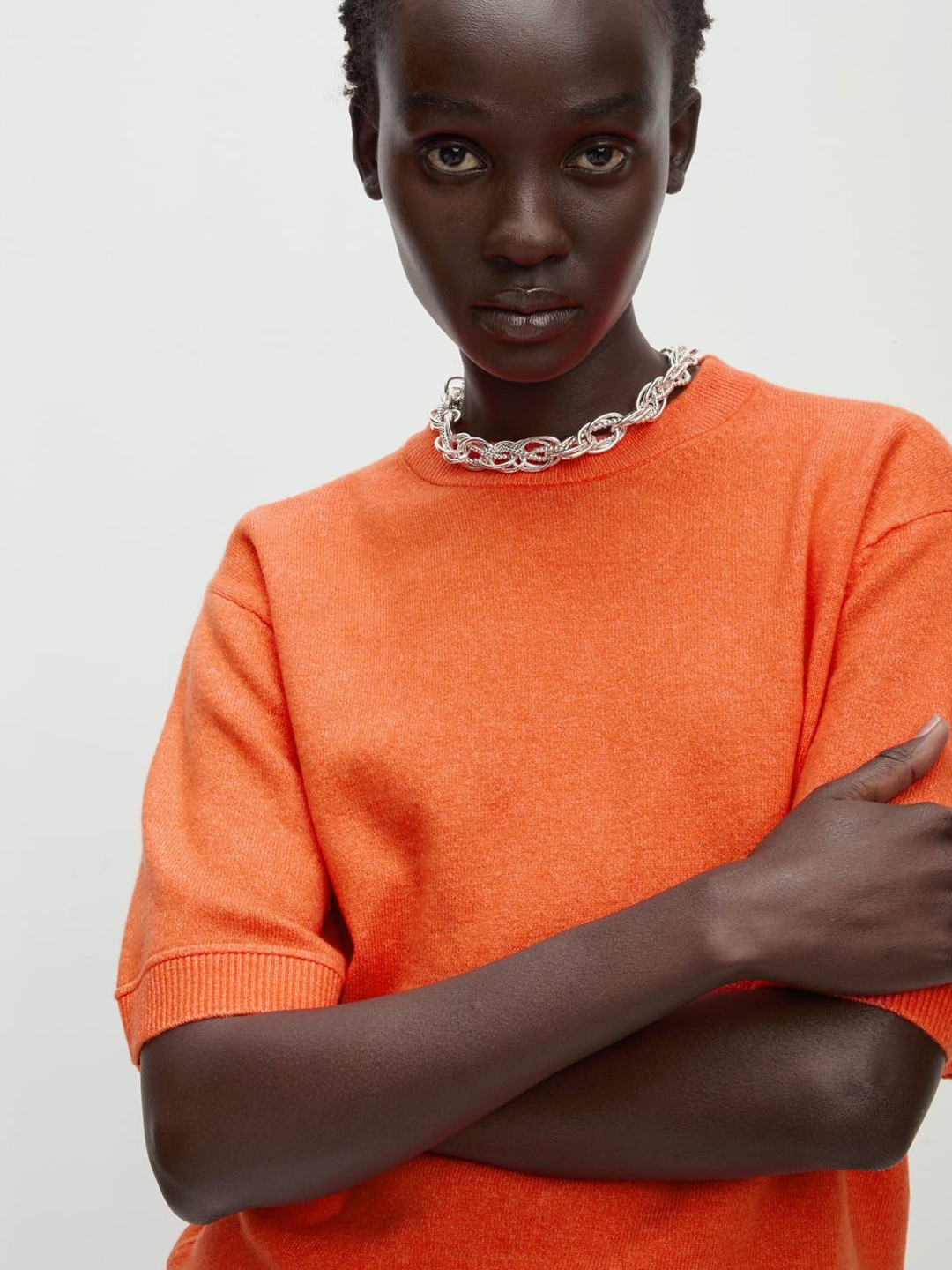 

Marks & Spencer Extended Sleeves Top, Orange