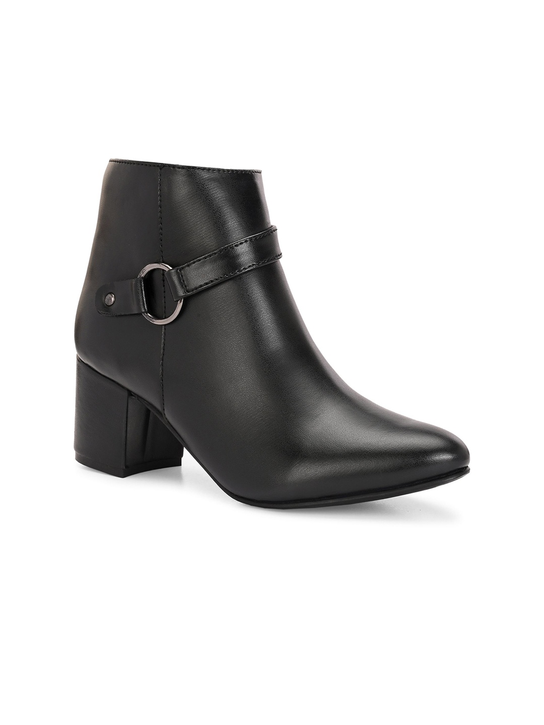 

Roadster Women Block-Heeled Casual Boots, Black