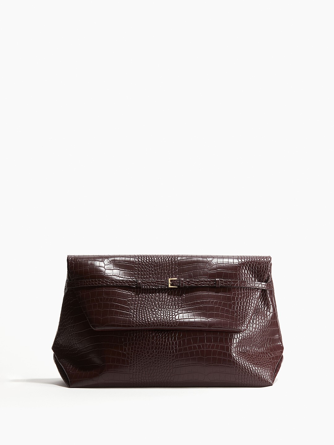 

H&M Oversized Clutch, Burgundy