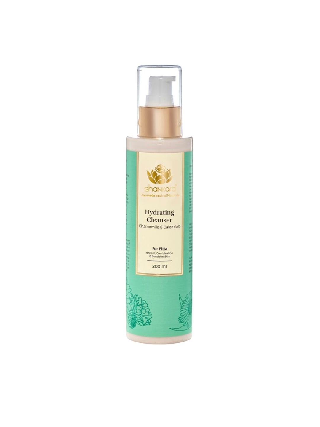 

Shankara Sandalwood Aleo Vera & Chamomile Hydrating Cleanser - 200 ml, Green