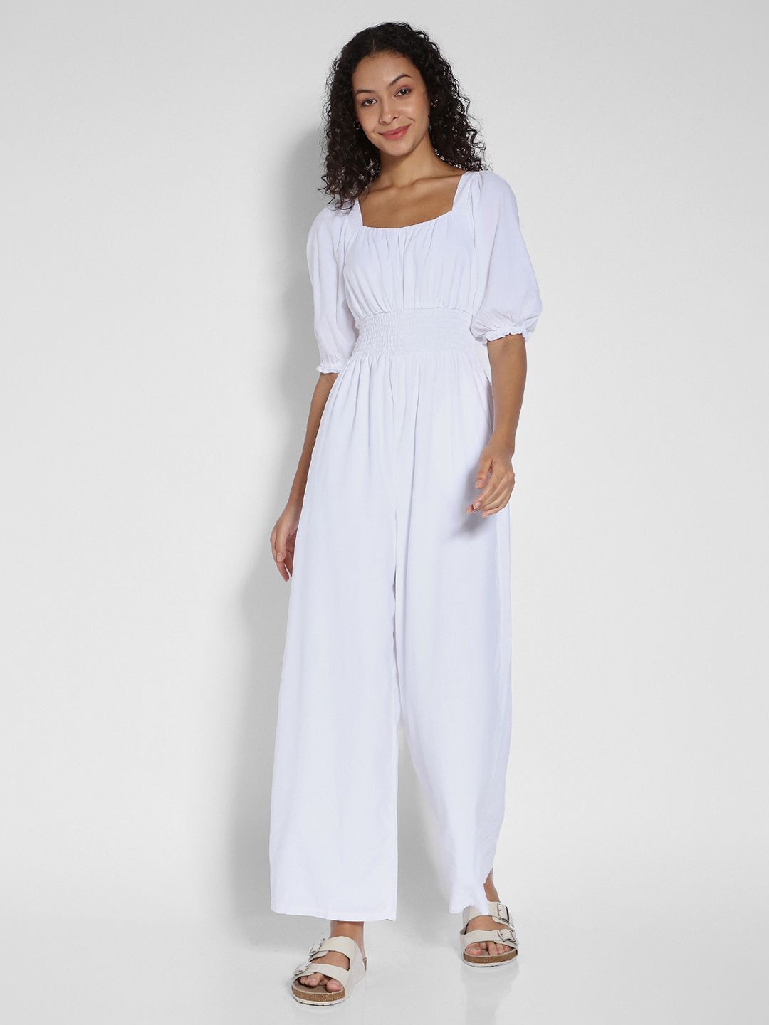 

AMERICAN EAGLE OUTFITTERS Basic Jumpsuit, White