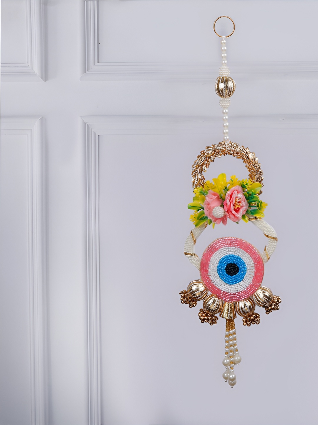 

Archies Pink & Blue Evil Eye Wall Hanging