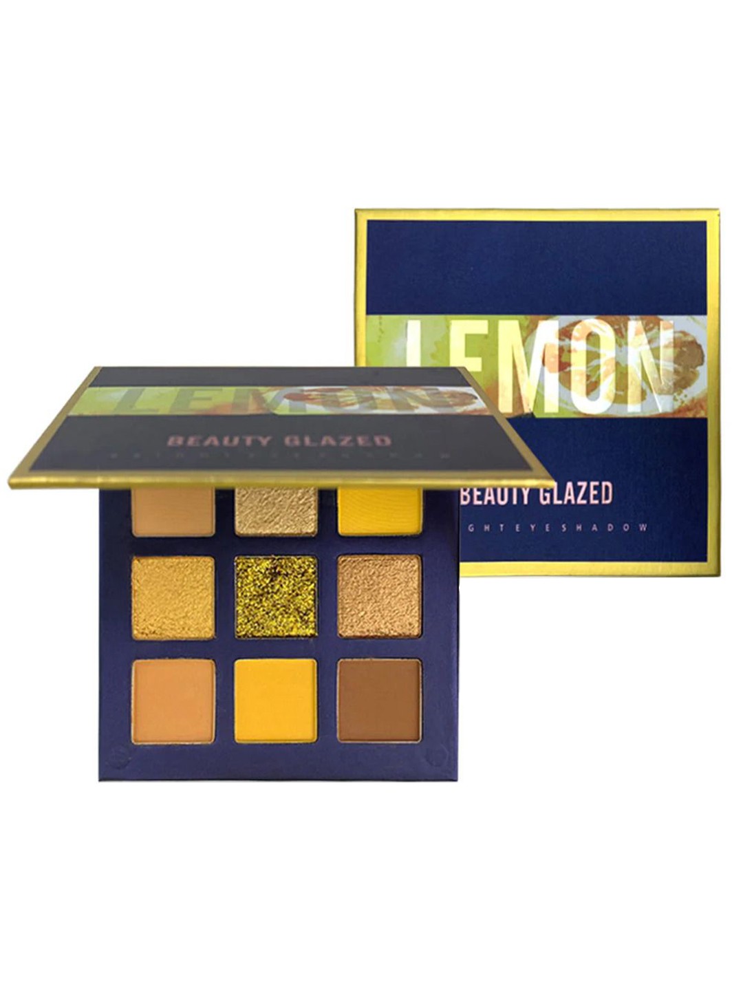 

BEAUTY GLAZED 9 Color Eyeshadow Palette - 52 gm - Lemon, Multi