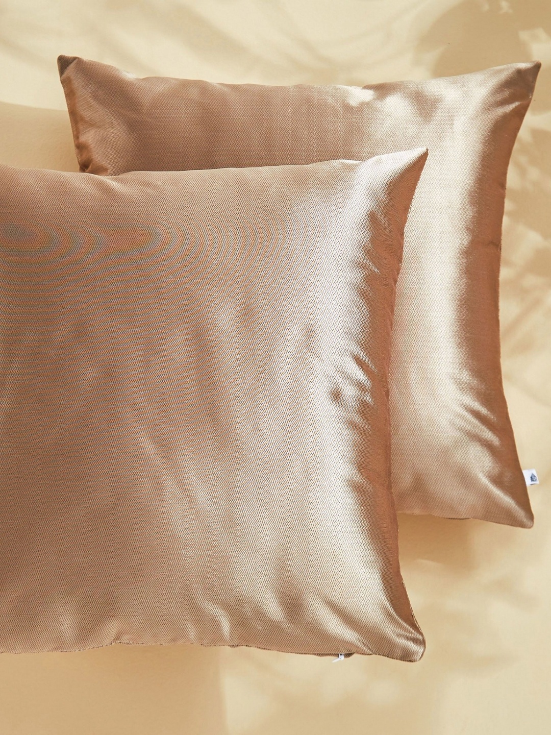 

Home Centre Brown Set of 2 Square Cushion Covers