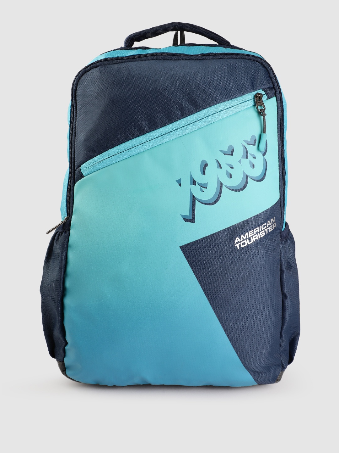 

AMERICAN TOURISTER Unisex Typography Print Backpack, Blue