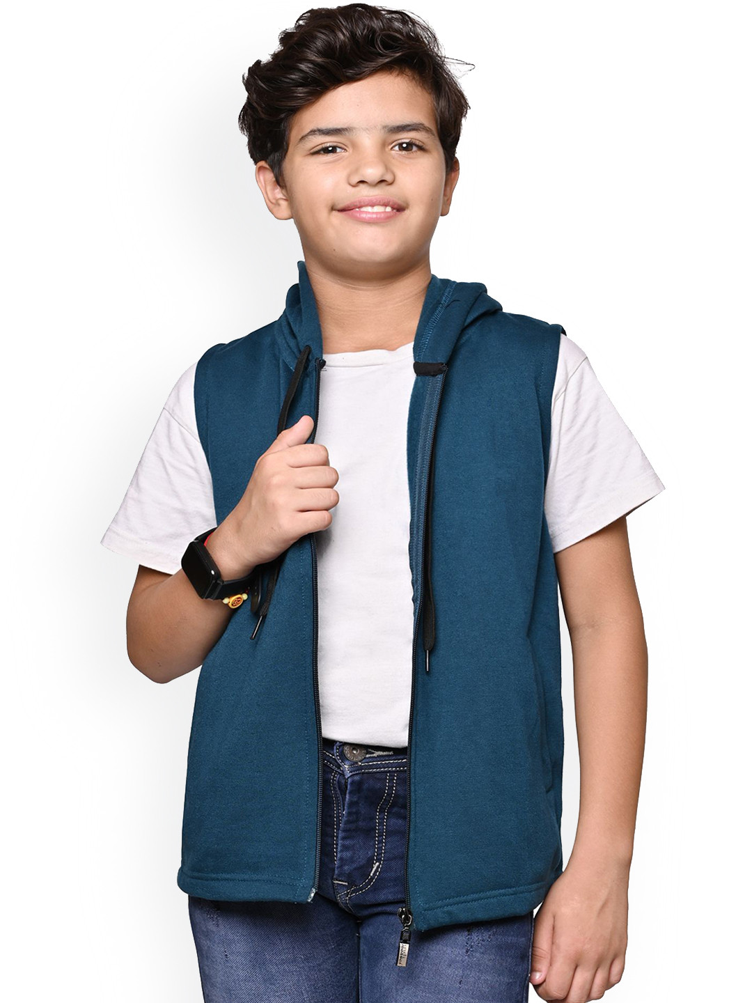 

BAESD Boys Hooded Solid Fleece Casual Bomber Jackets, Teal