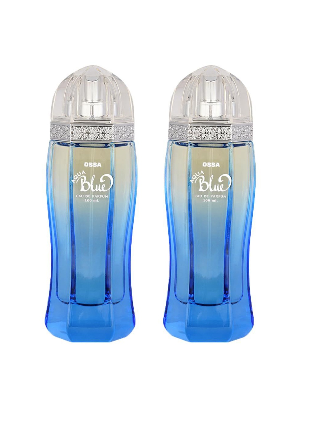 

Ossa Set Of 2 Aqua Blue Long Lasting Eau De Parfum - 100ml Each