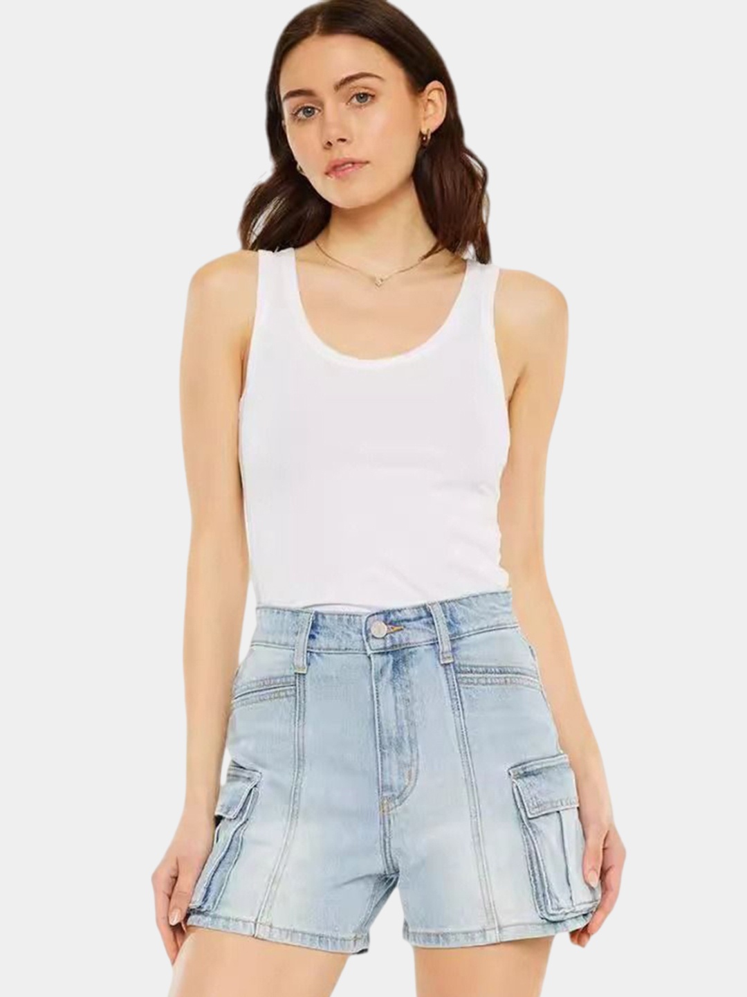 

StyleCast Women Denim Shorts, Blue