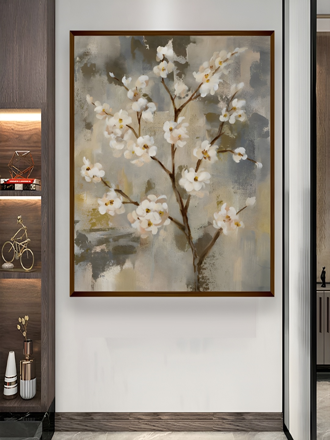 

The Art House Beige & White Wooden Floral and Botanical Wall Art