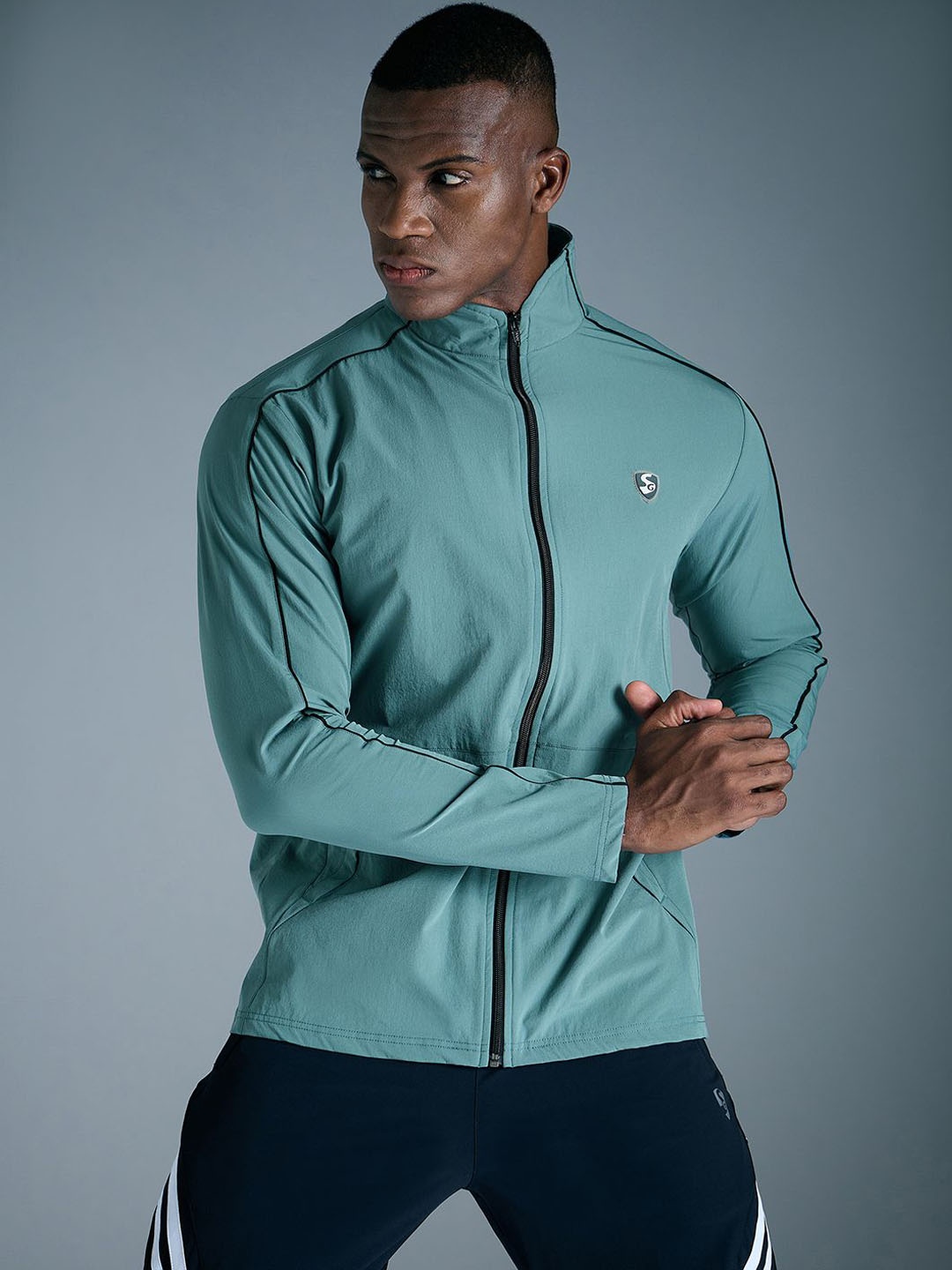 

SG Men Lightweight Sporty Jacket, Green