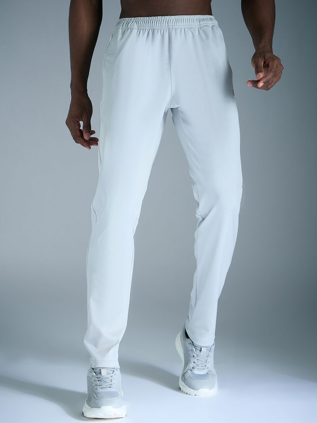 

SG Men Mid-Rise Track Pants, Grey