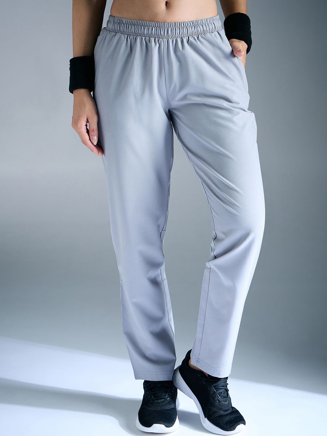 

SG Women Mid Rise Track Pants, Grey