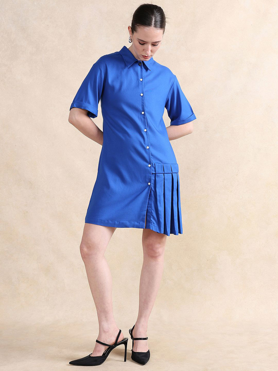 

RAREISM womens Formal A-Line Dress, Blue