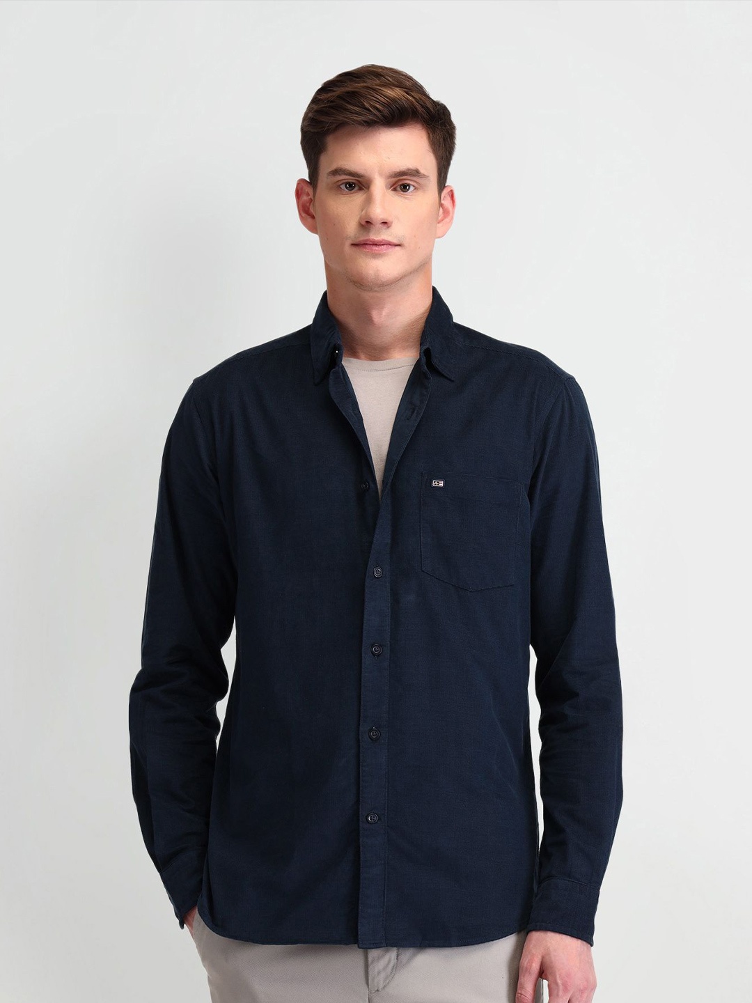 

Arrow Sport Men Manhattan Slim Fit Opaque Casual Shirt, Blue