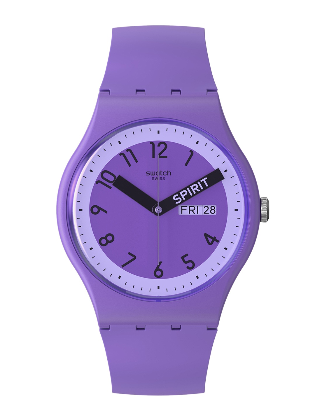 

Swatch Unisex Skeleton Dial & Straps Analogue Watch SO29V700_SWATCHWATCH, Purple