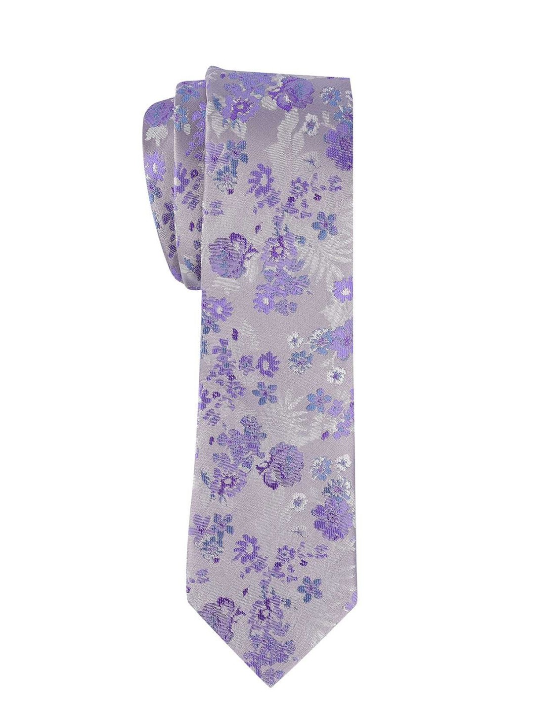 

The Tie Hub Men Printed Bow Tie, Purple