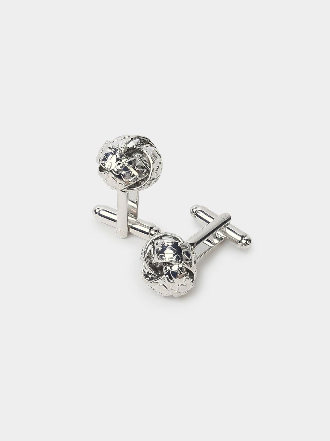 

THE BEAR HOUSE Geometric Cufflink, Silver