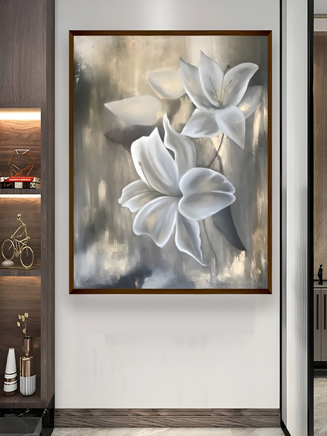 

The Art House Beige & White Wooden Floral and Botanical Wall Art