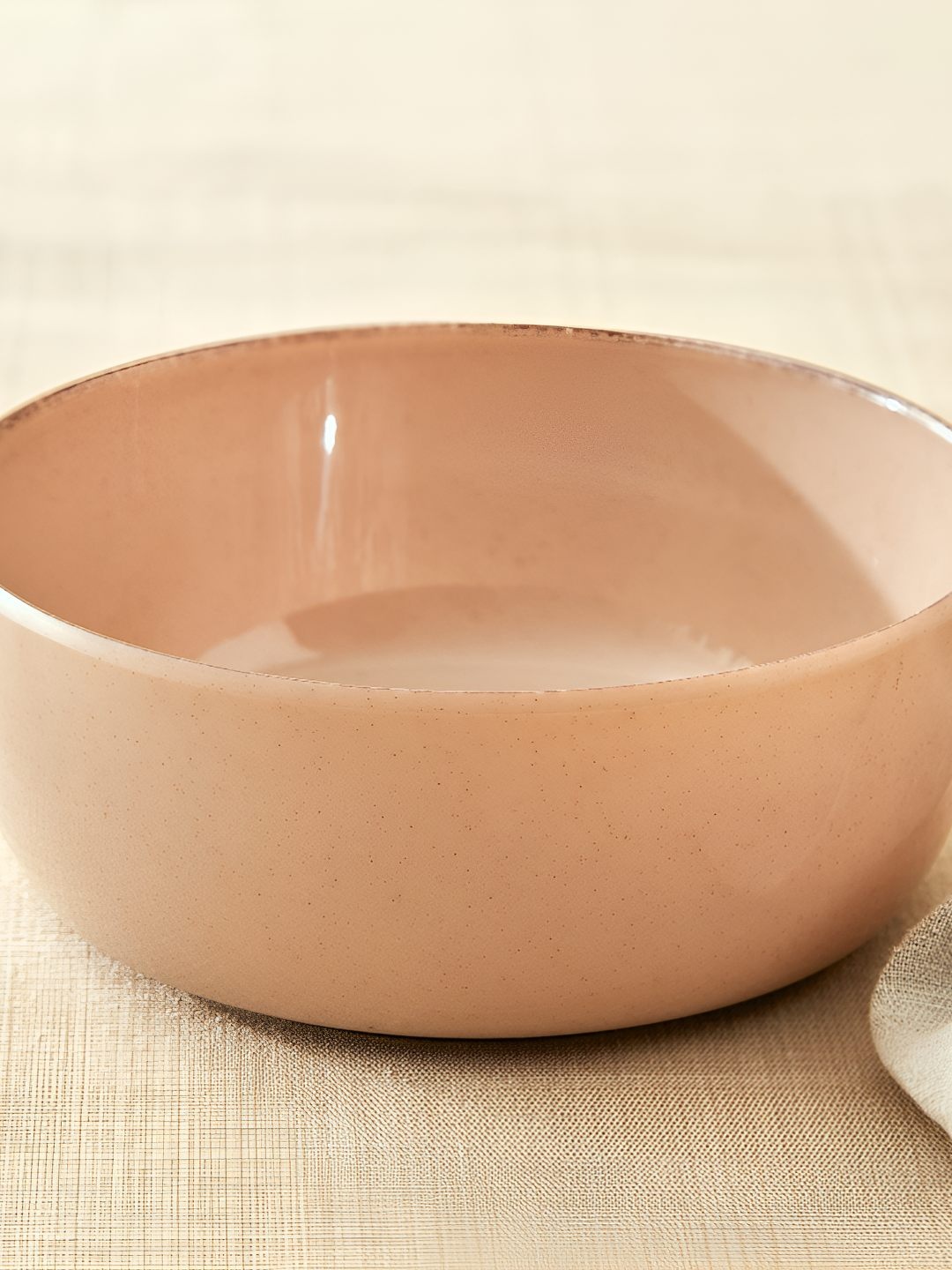 

Home Centre Peach-Coloured 2024 1 Pieces Melamine Serving Bowl
