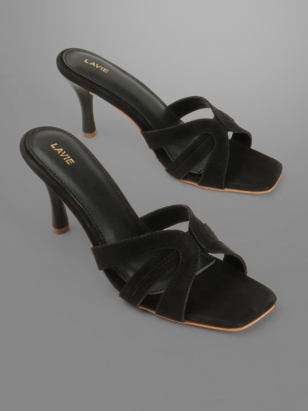 

Lavie Kitten Sandals with Tassels, Black