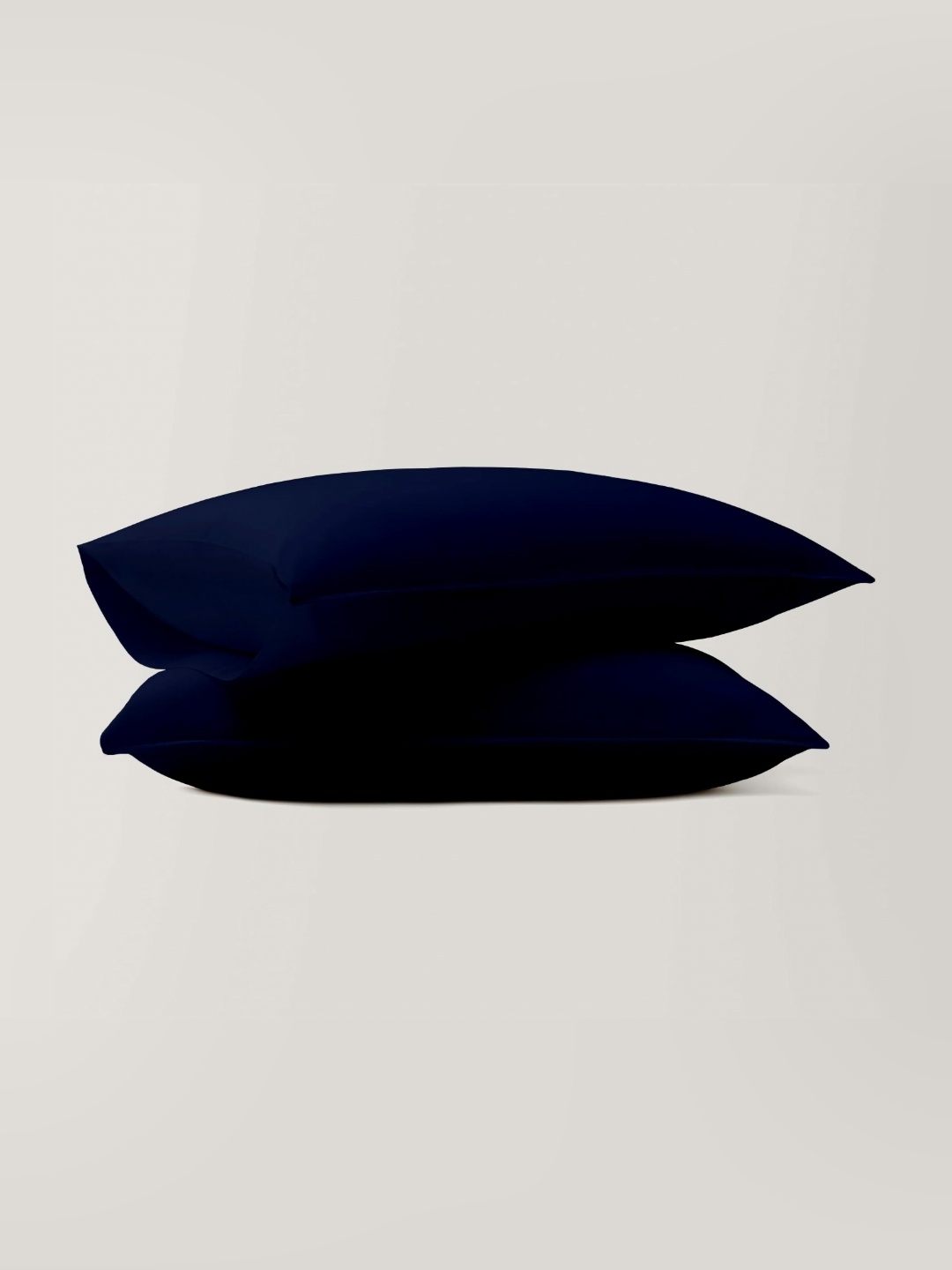 

Sleepino Navy Blue 10 Pieces Solid Pure Cotton Rectangle Pillow Covers