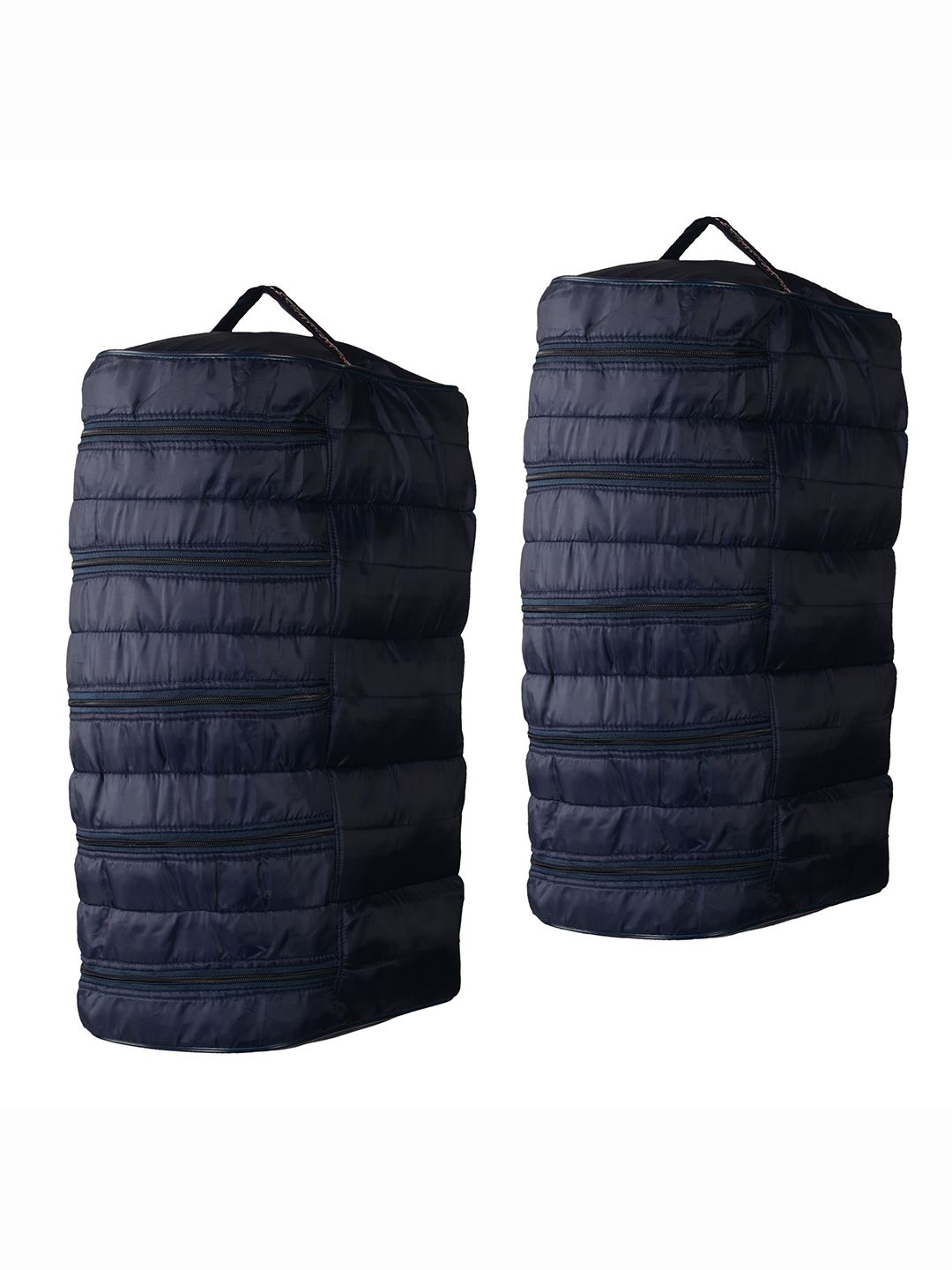

Kuber Industries Blue 2 Pieces Water Resistant Foldable Shoes Organisers