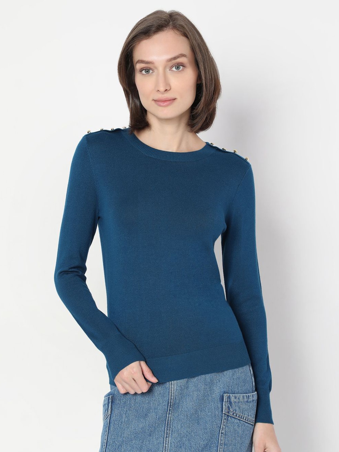 

Vero Moda Women Pullover, Blue