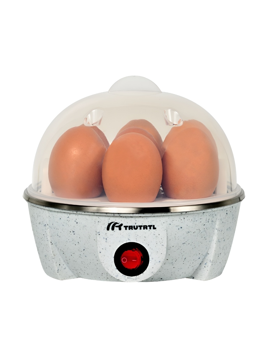 

Trutrtl Smart Instant 350W Egg Boiler Boil upto 7 Eggs, White