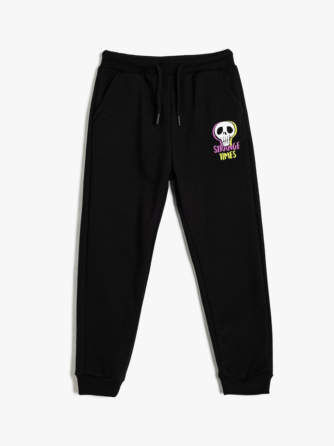 

Koton Boys Mid-Rise Joggers, Black