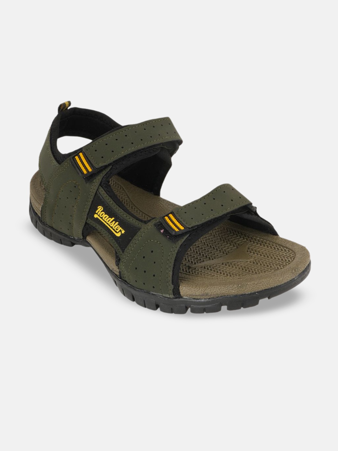 

The Roadster Lifestyle Co Men Sports Sandals, Olive