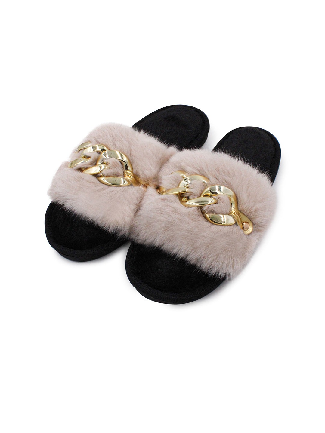 

JENNA Women Self Design Room Slippers, Beige