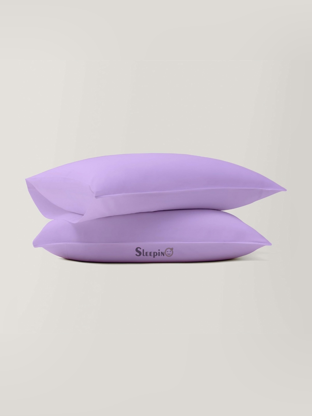 

Sleepino Lavender 2 Pieces Pure Cotton Rectangle Pillow Covers