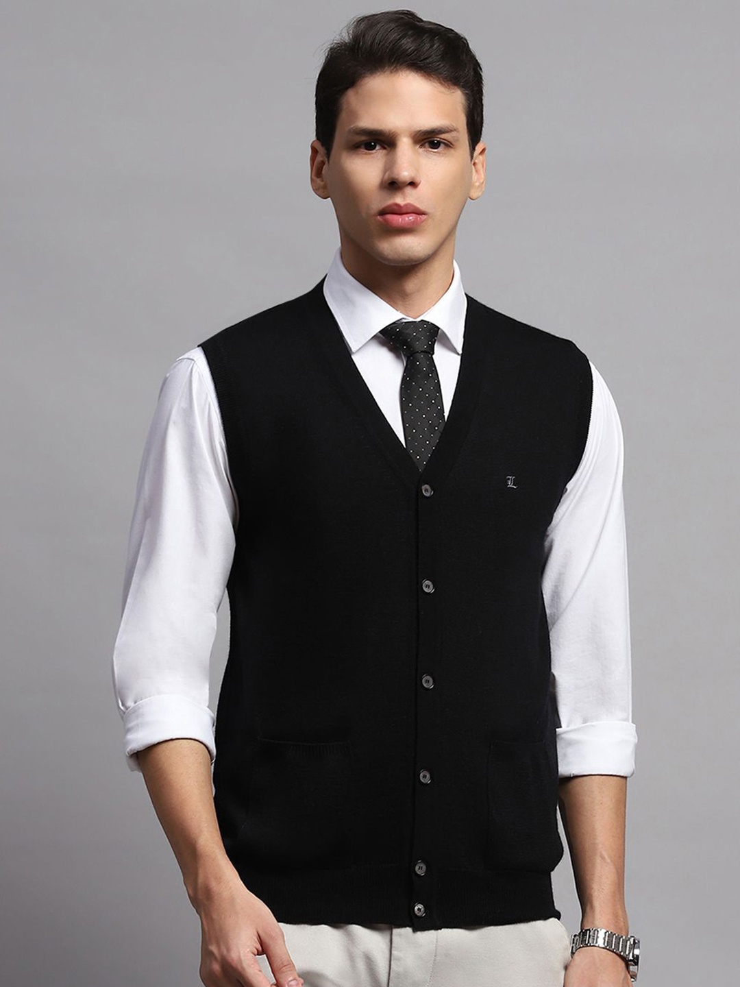 

Monte Carlo Men Cardigan, Black