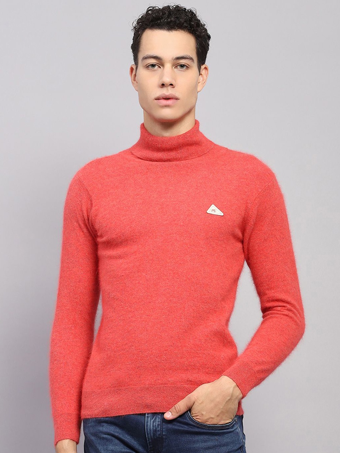 

Monte Carlo Men Woollen Pullover, Orange