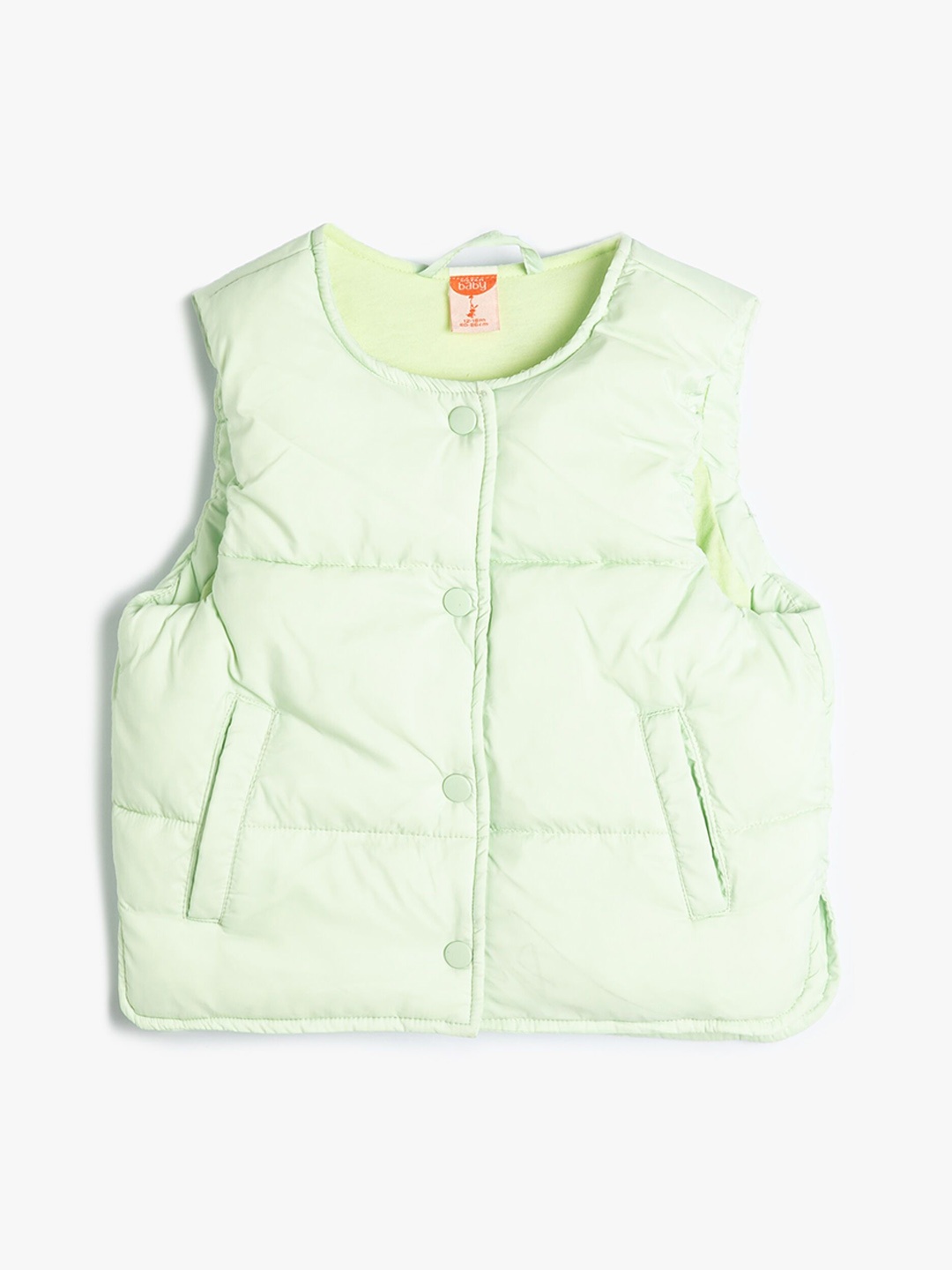 

Koton Girls Sleeveless Jacket, Green