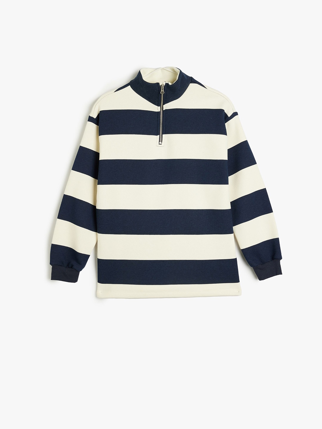 

Koton Boys Striped Sweatshirt, Blue