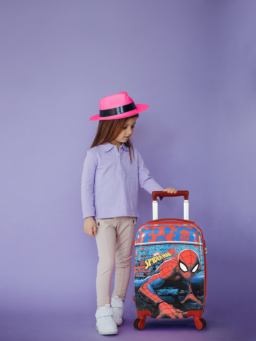 

Disney Kids Hard Sided Cabin Trolley Suitcase, Blue
