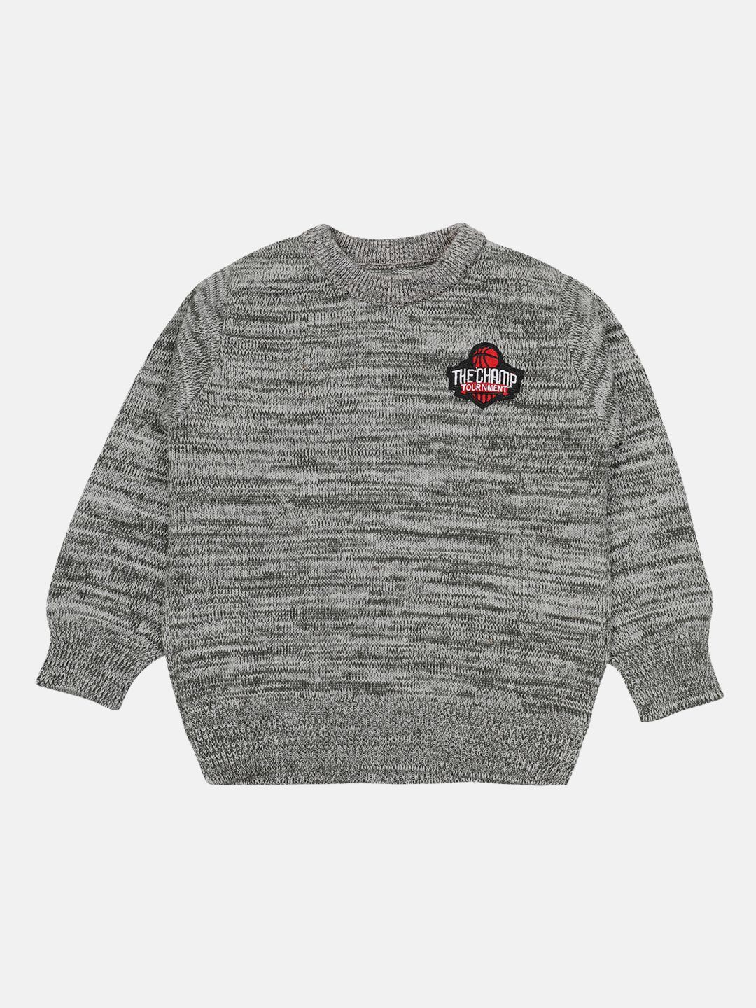 

CHKOKKO Boys Woollen Pullover, Grey