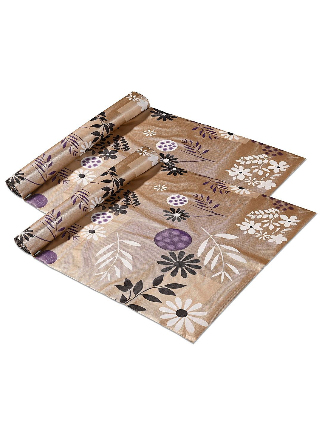 

Kuber Industries Brown 2 Pieces Water Resistant Shelf Liner