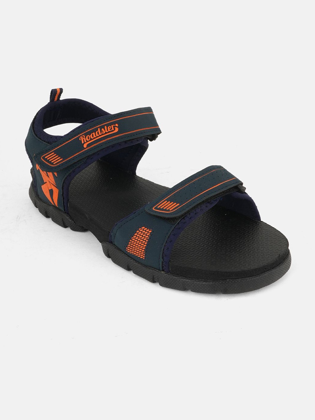 

The Roadster Lifestyle Co Men Sports Sandals, Navy blue