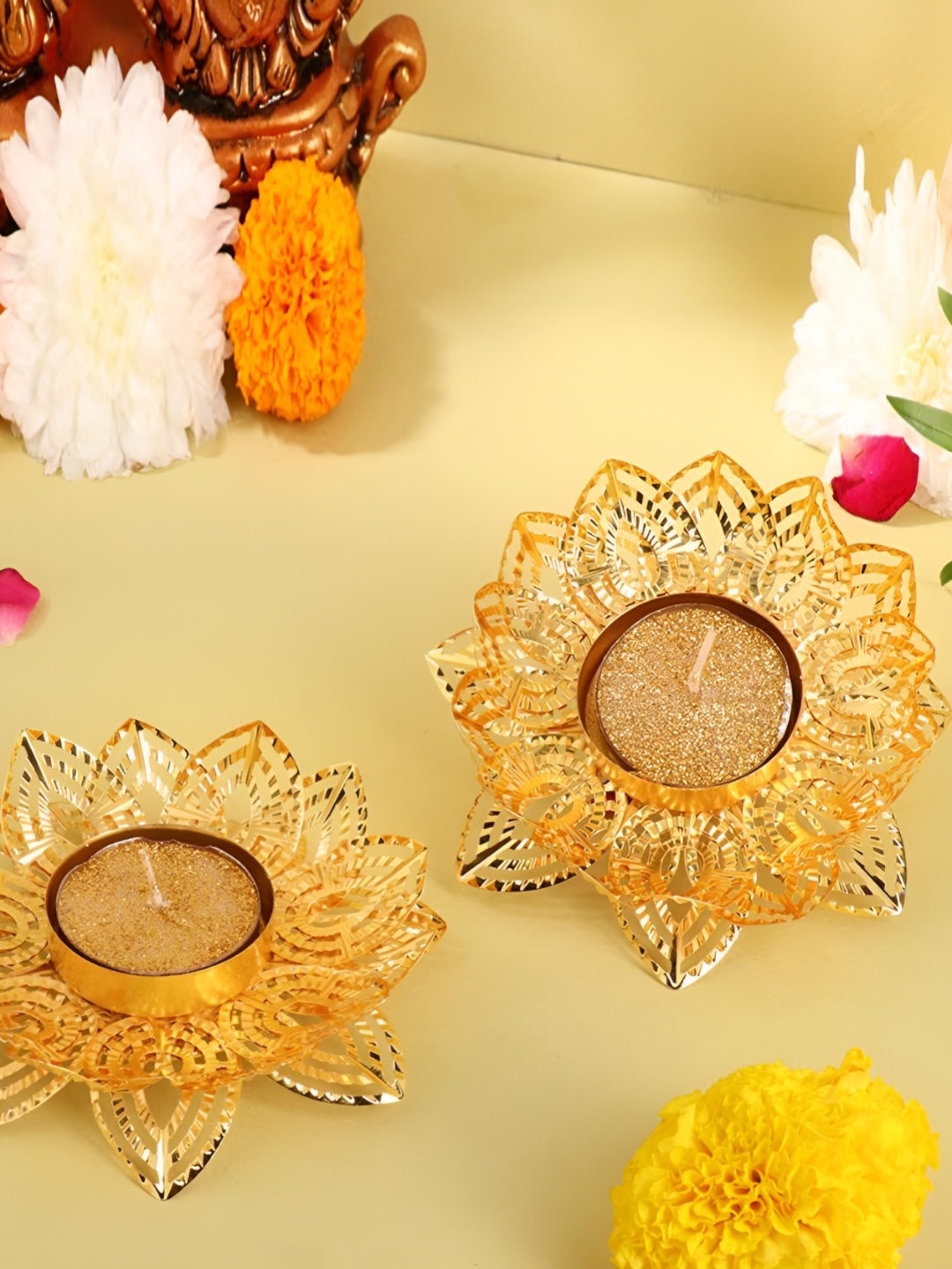 

Floweraura Yellow 2 Candle