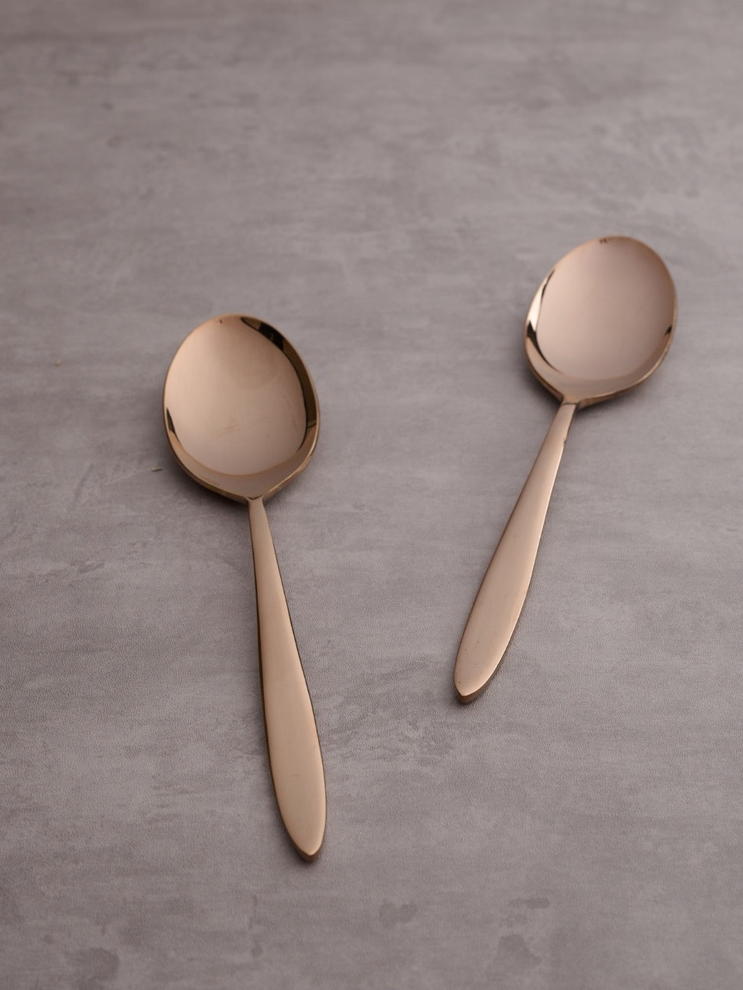 

BlackCarrot Rose Gold Coloured 2 Pieces Stainless Steel Serving Spoon