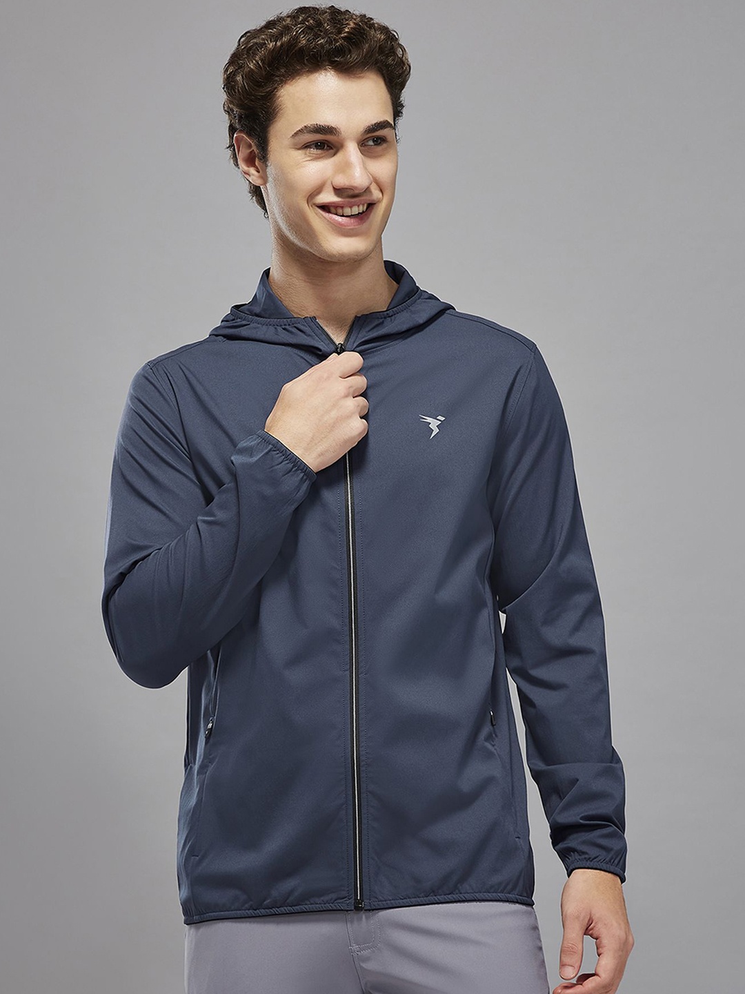 

Technosport Men Polyester Lightweight Sporty Jacket, Grey