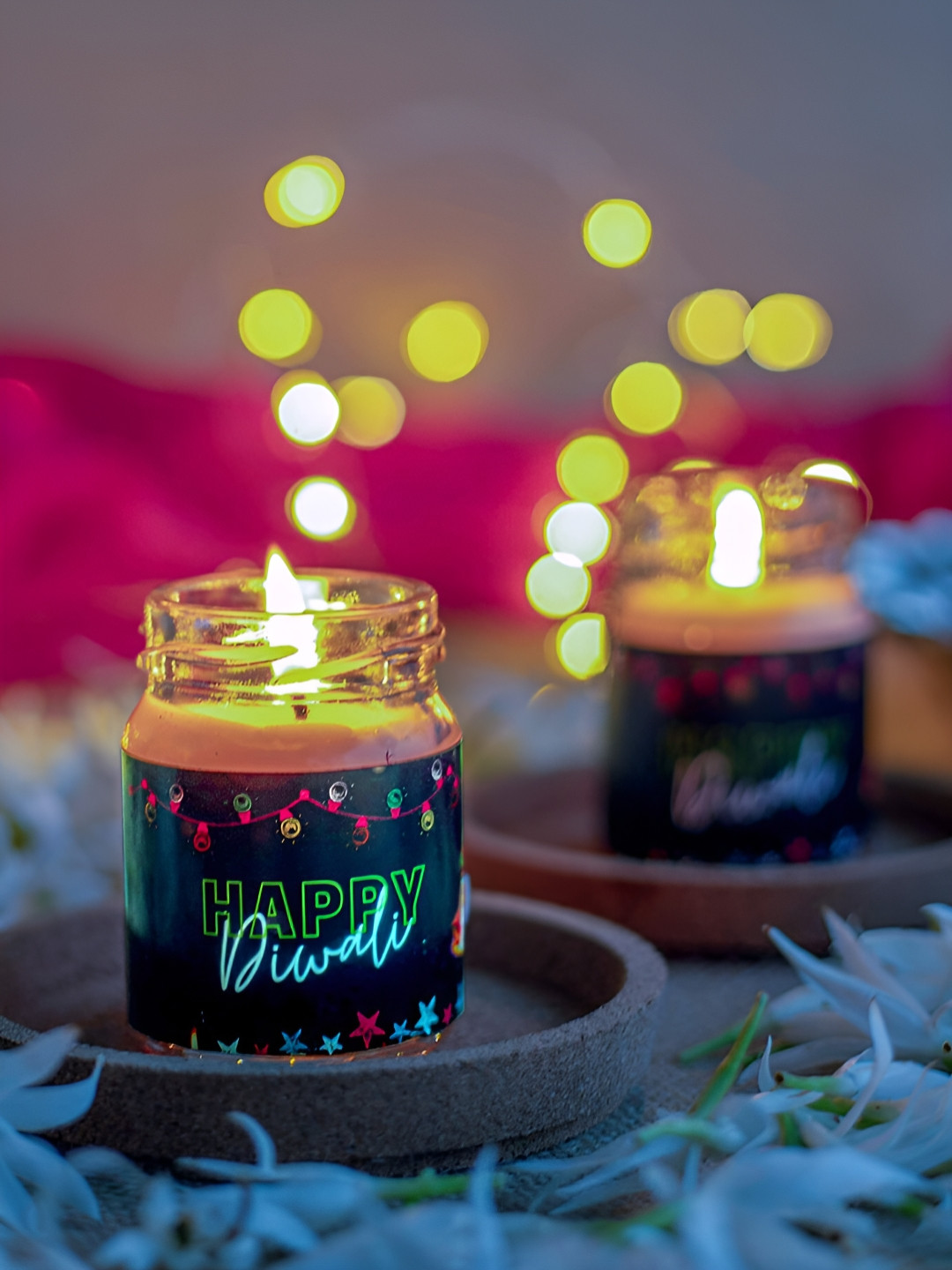 

Aromatic Fables White 2 Pieces Scented Jar Candles