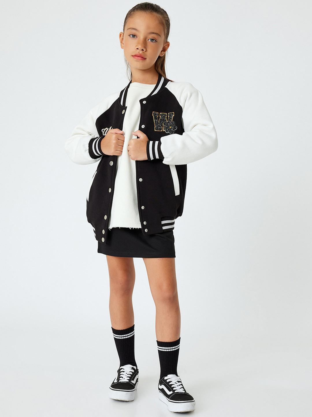 

Koton Girls Above Knee Pencil Skirt, Black