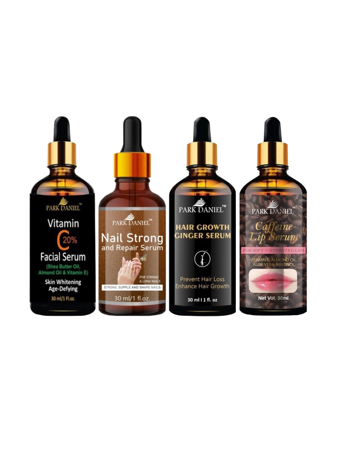 

Park Daniel 4 Pcs Serum Combo - 30 ml Each, Multi
