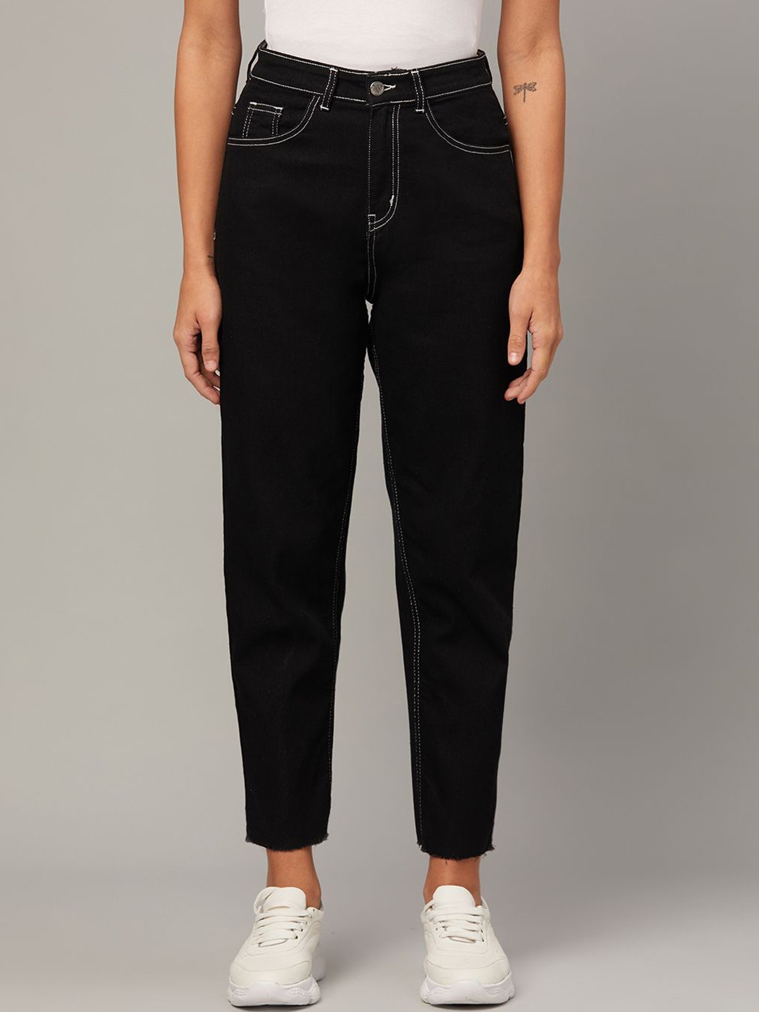 

Kotty Women High-Rise Stretchable Jeans, Black