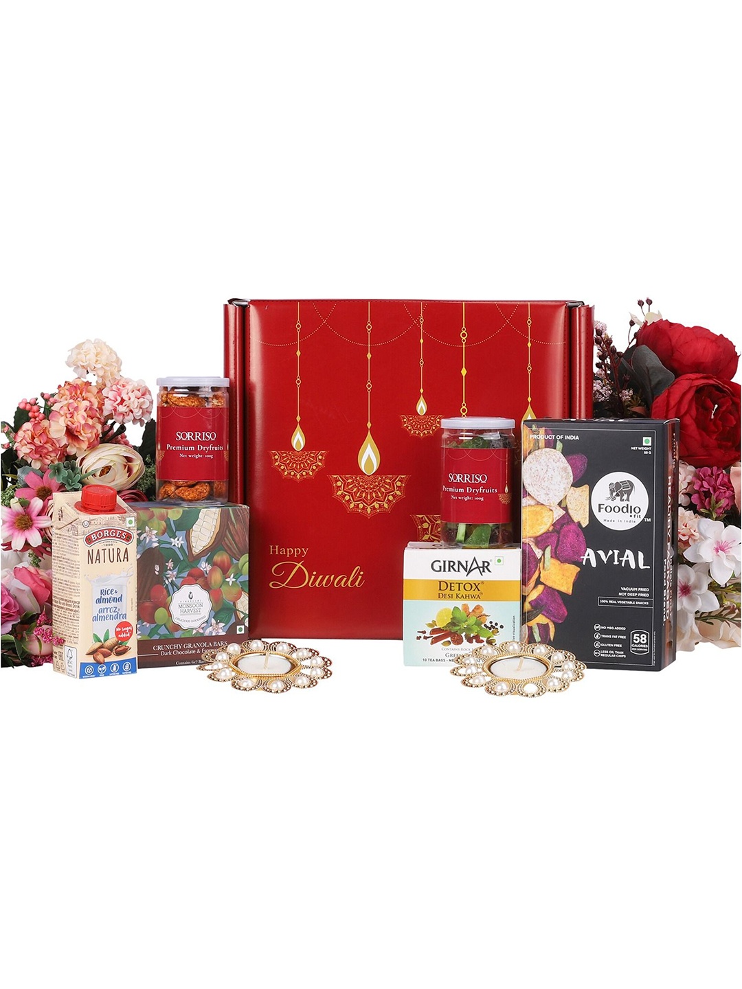 

The Gift Tree Unisex Festive Diwali Assorted Gifts, Red