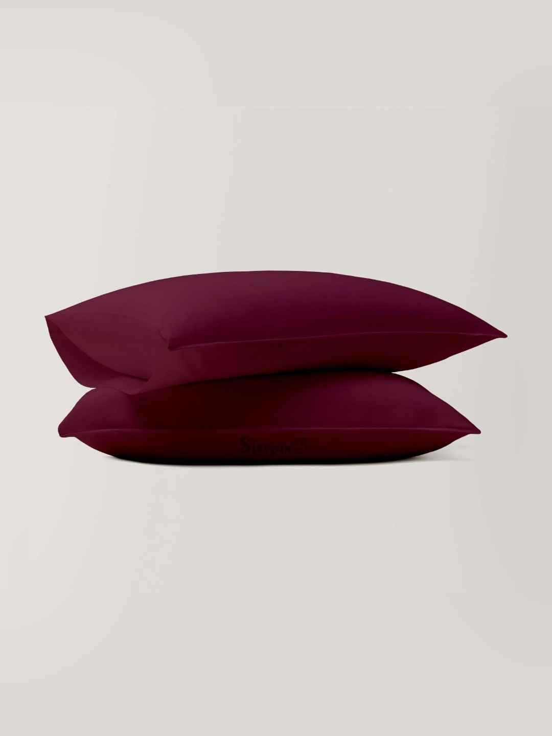 

Sleepino Purple 6 Pieces Solid Linen Rectangle Pillow Covers