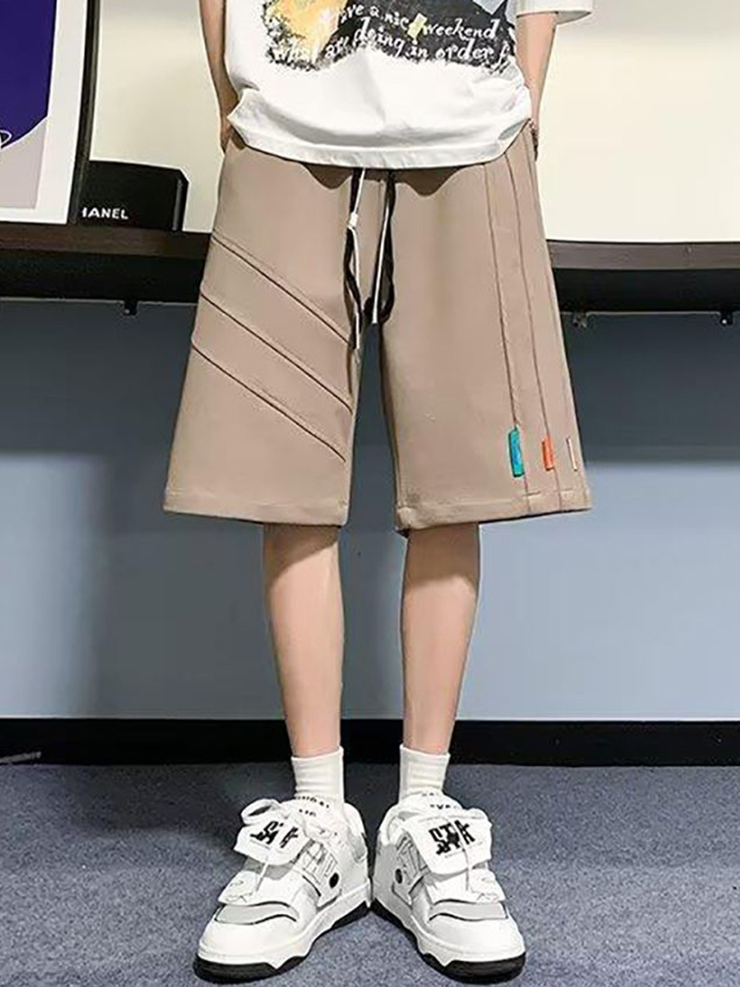 

StyleCast x Revolte Men Shorts, Khaki